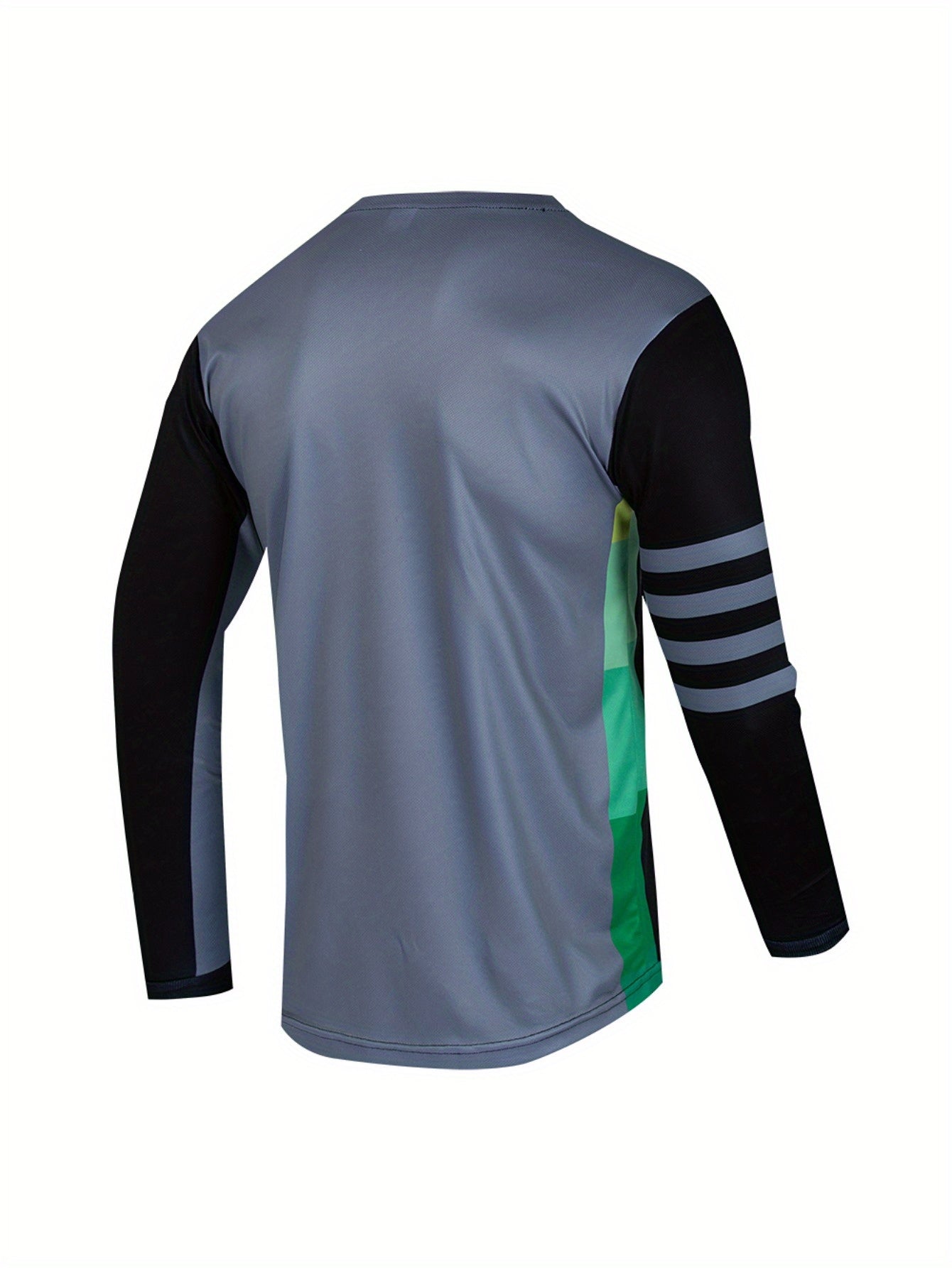 Y2K Skull Pattern Men's Long Sleeve Motorcycle T-shirt