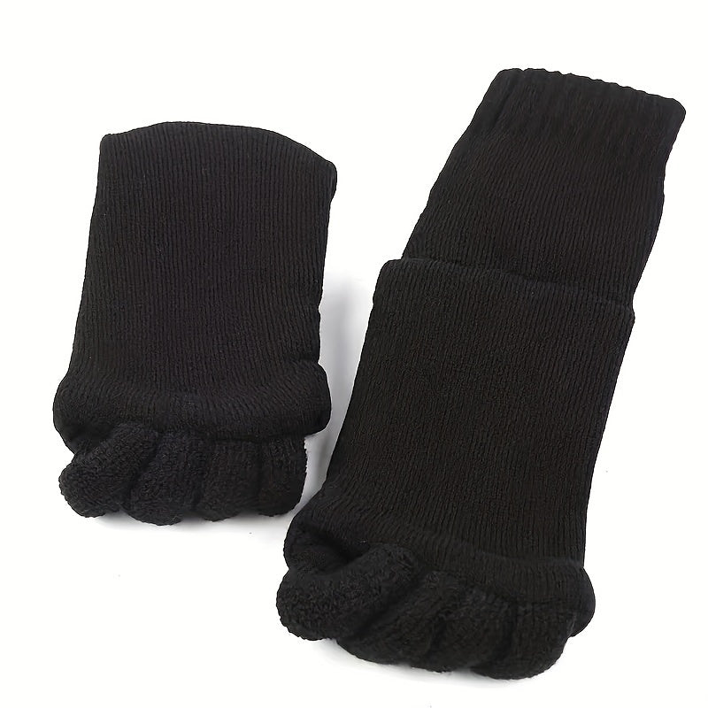 Thick Five Toe Separator Socks for Yoga, Sports, Gym