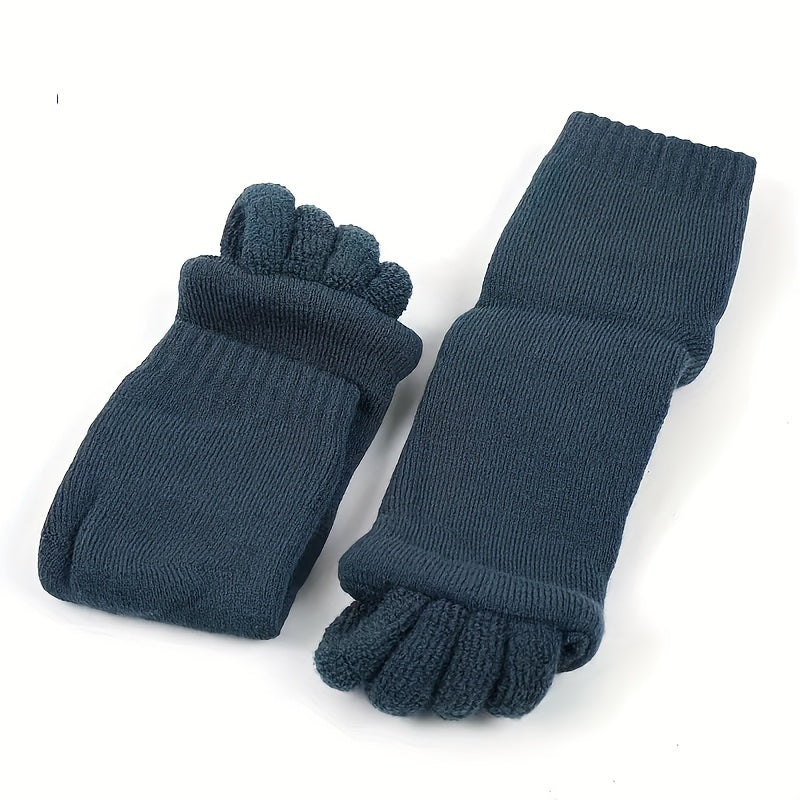 Thick Five Toe Separator Socks for Yoga, Sports, Gym