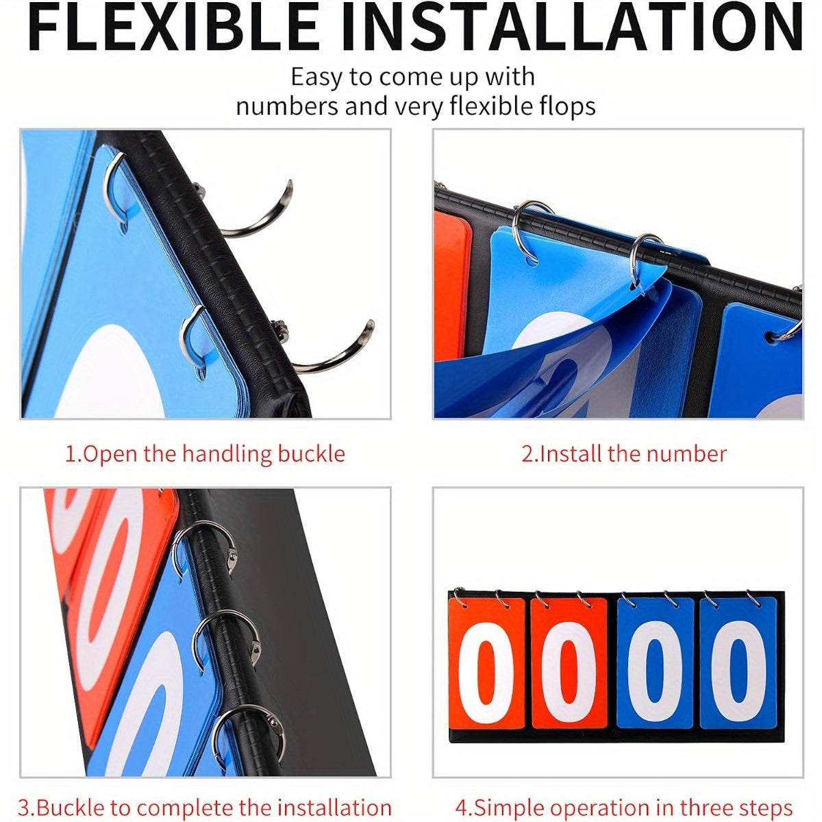 Portable & Durable Sports Scoreboard Score Keeper