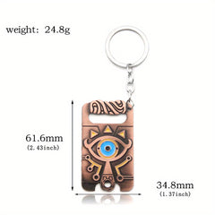 Eyes Tag Pendant Keychain Keyring Birthday Gift