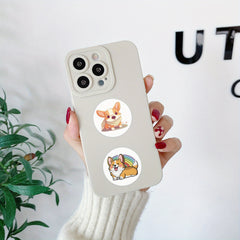 500pcs Corgi Dog Funny Stickers - 10 Patterns - Cartoon Stickers