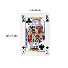 Jumbo Playing Cards Poker Game Party Supplies