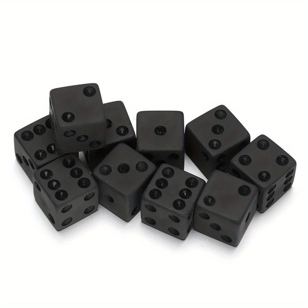 10pcs 16MM Frosted Dice Table Game Party Halloween Christmas Gift