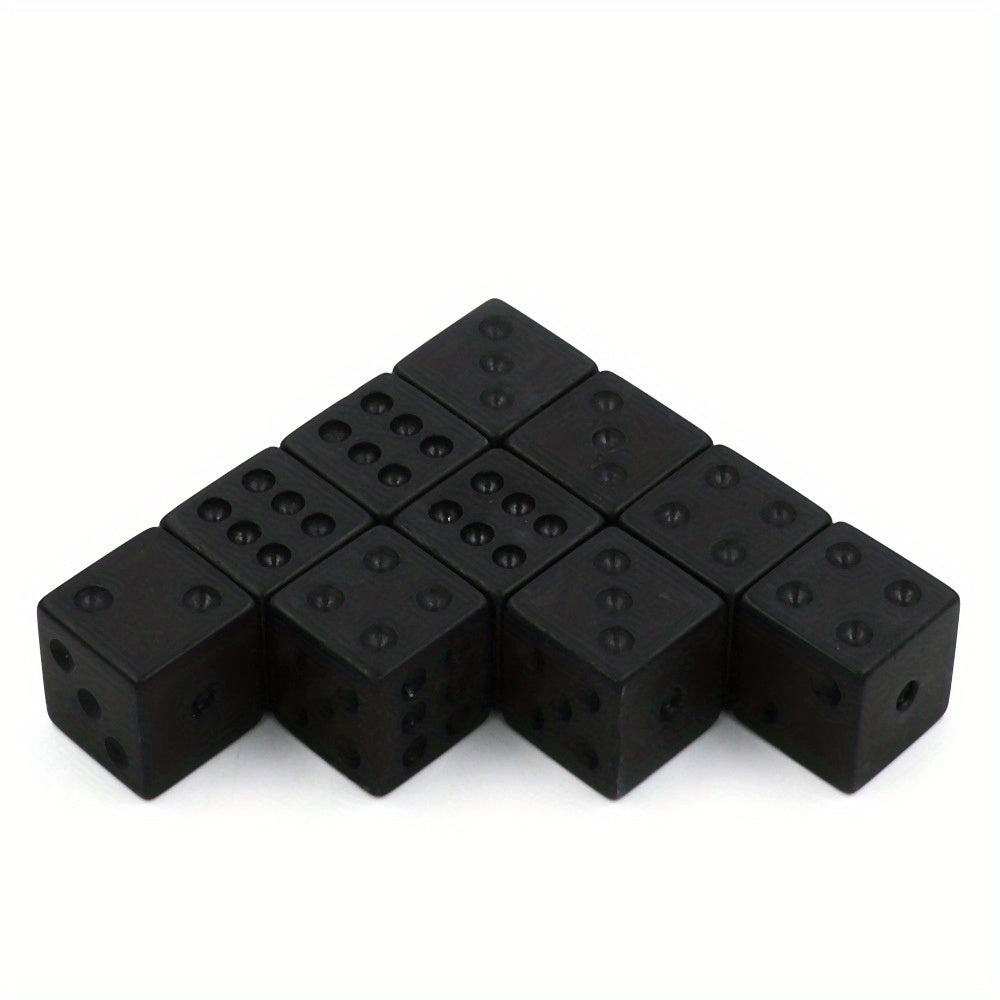 10pcs 16MM Frosted Dice Table Game Party Halloween Christmas Gift