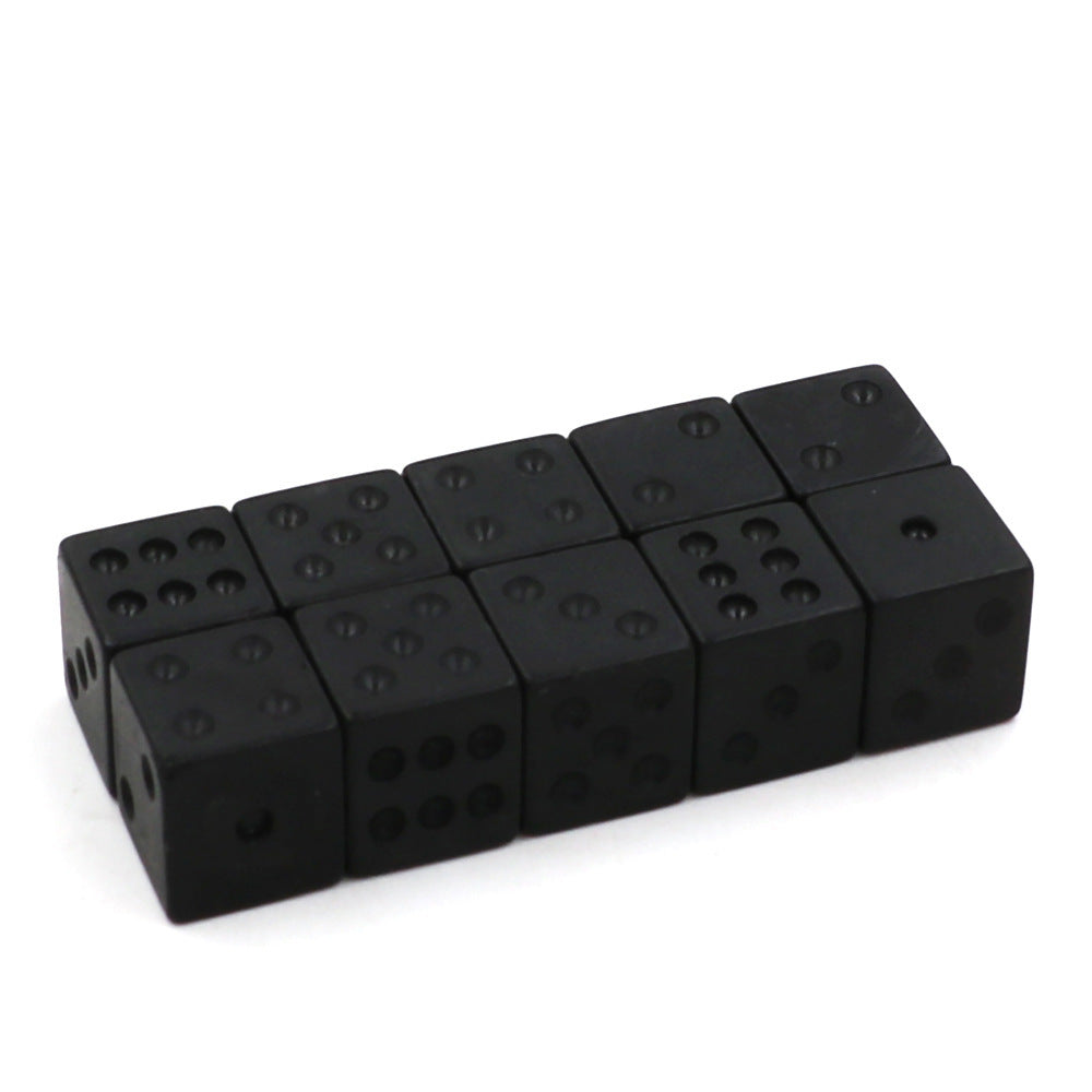 10pcs 16MM Frosted Dice Table Game Party Halloween Christmas Gift