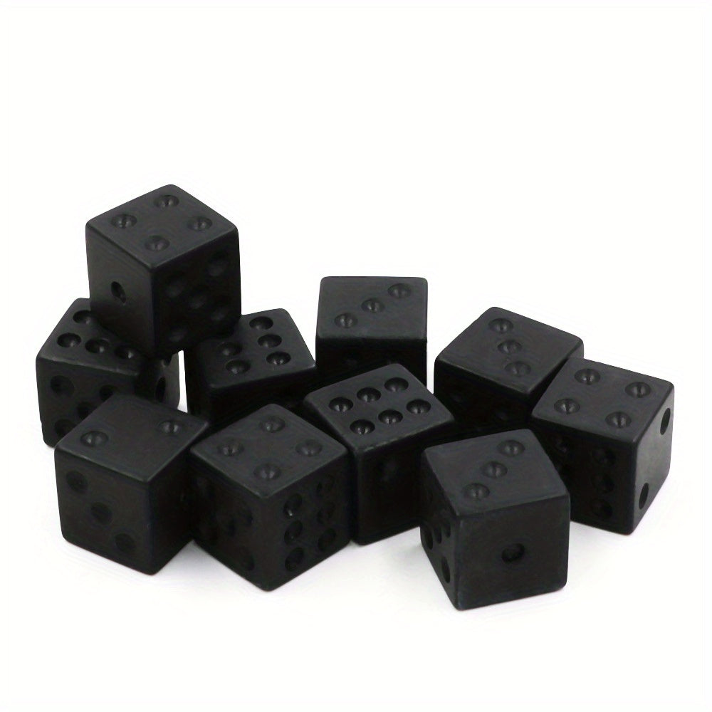 10pcs 16MM Frosted Dice Table Game Party Halloween Christmas Gift