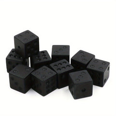 10pcs 16MM Frosted Dice Table Game Party Halloween Christmas Gift