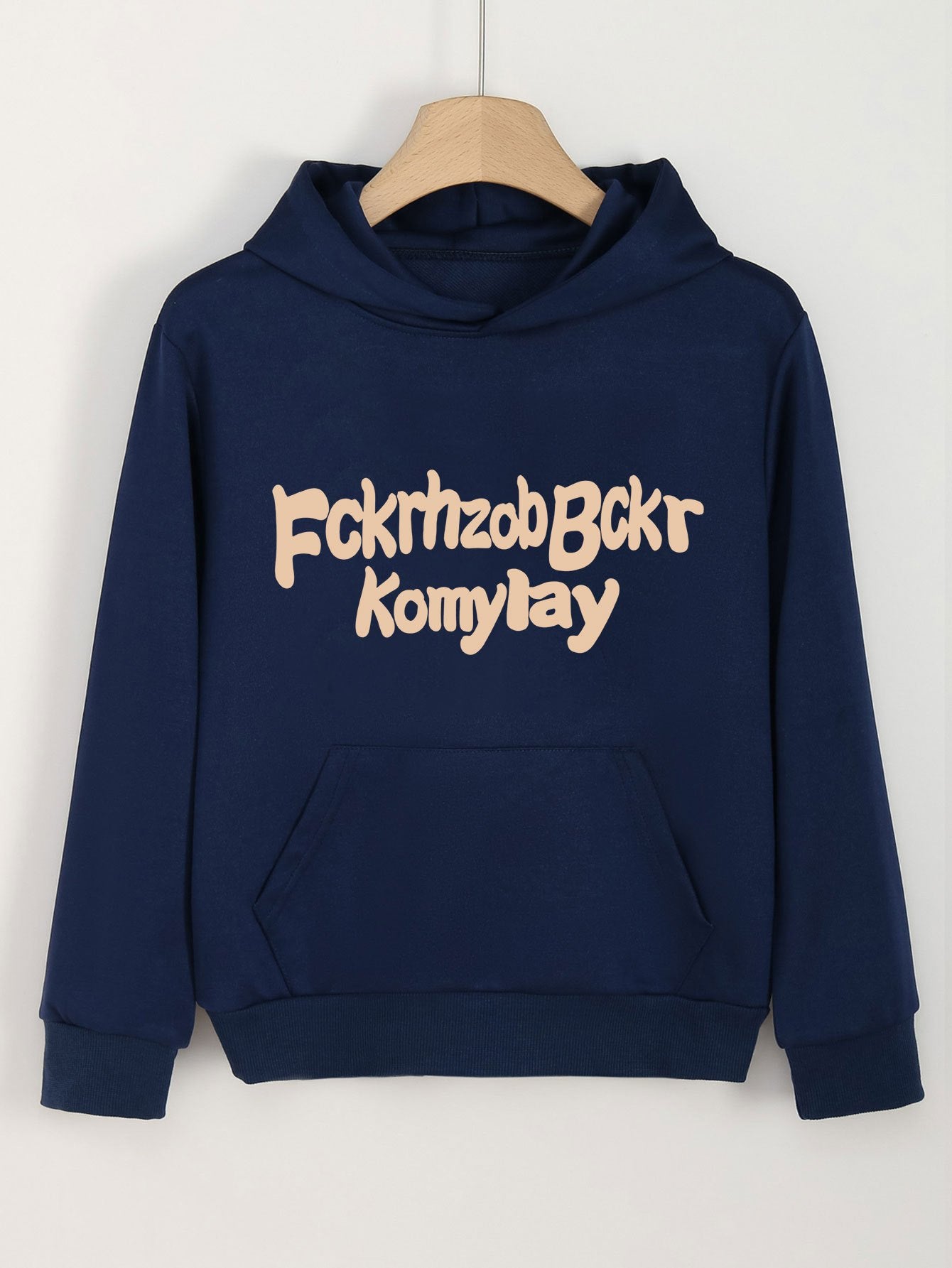 Girls Alphabets Pattern Hooded Sweatshirt For Spring And Autumn