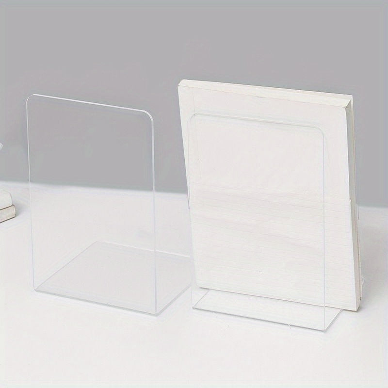 Acrylic Bookshelf Transparent Shelf Bookshelf Partition Table Holder