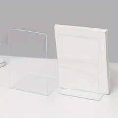 Acrylic Bookshelf Transparent Shelf Bookshelf Partition Table Holder