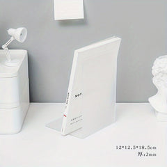 Acrylic Bookshelf Transparent Shelf Bookshelf Partition Table Holder