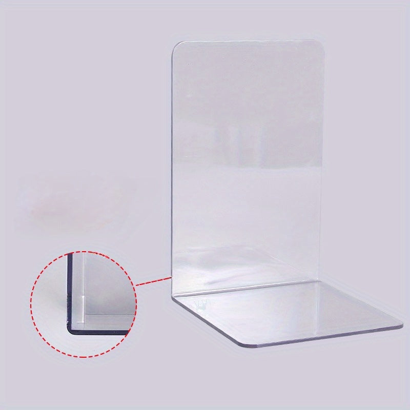 Acrylic Bookshelf Transparent Shelf Bookshelf Partition Table Holder