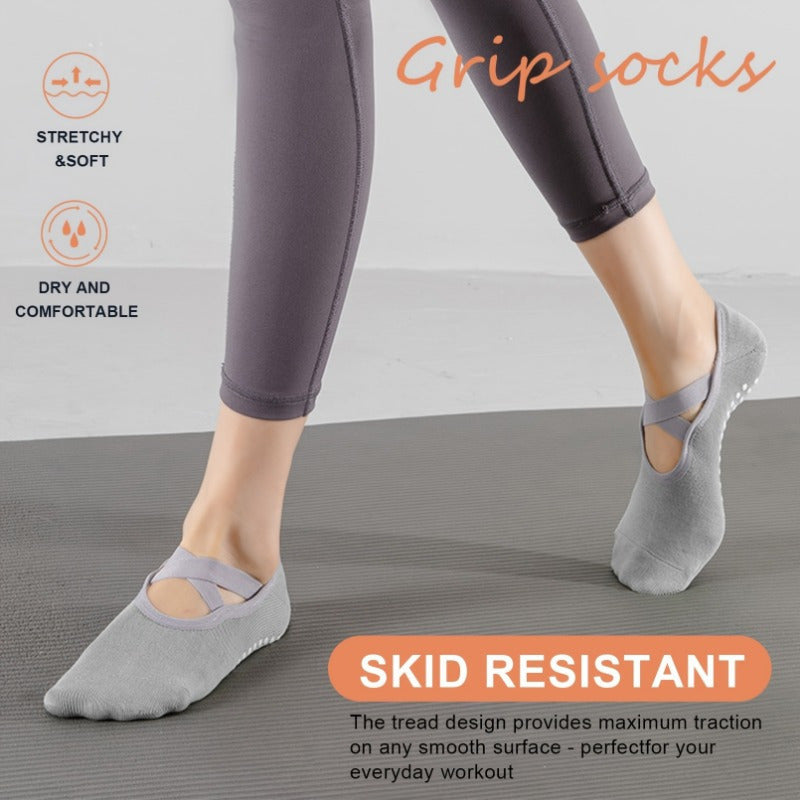 Women's Non Slip Yoga Socks with Extra Grips
