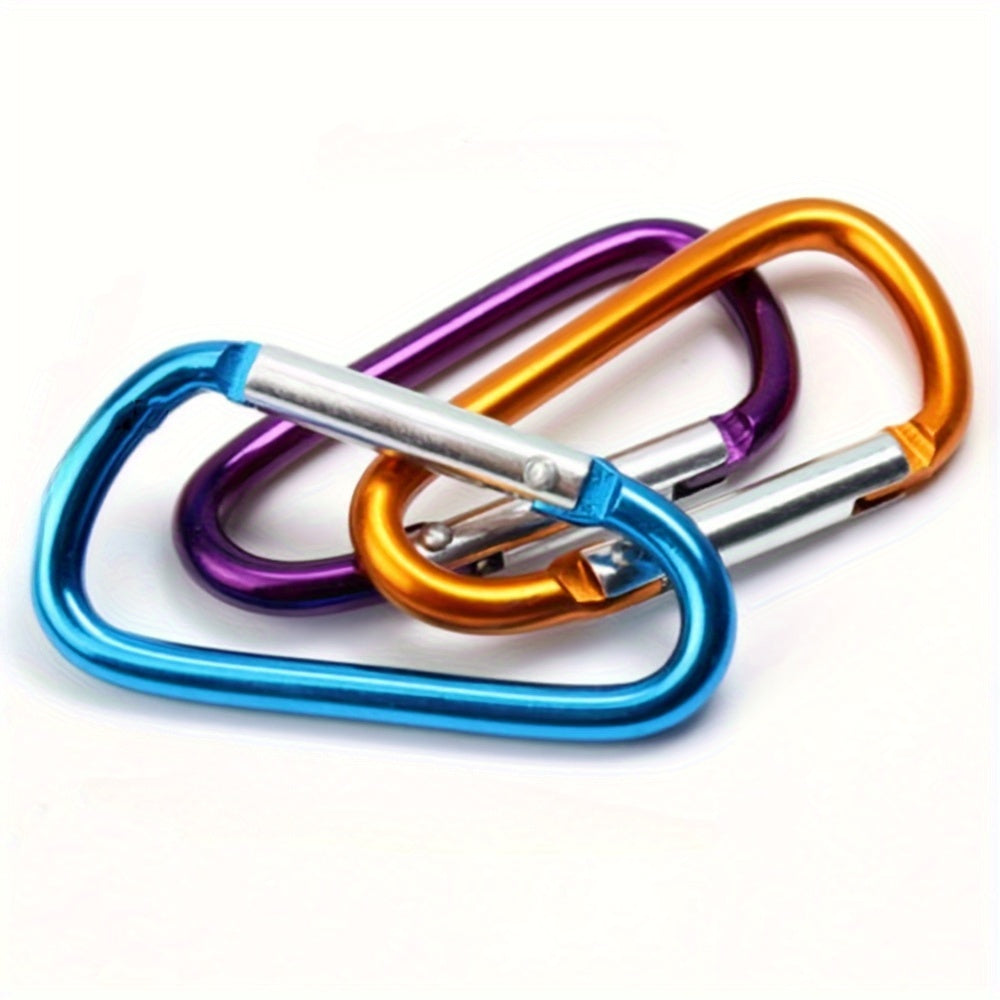 10pcs Heavy Duty Alloy Keychain Clips for Camping Hiking
