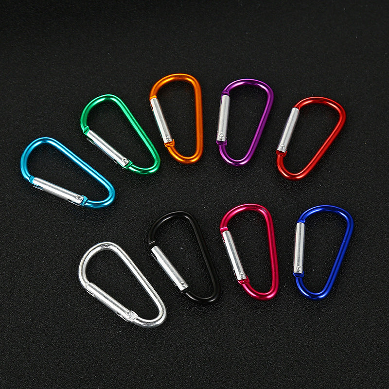 10pcs Heavy Duty Alloy Keychain Clips for Camping Hiking