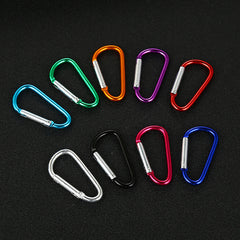 10pcs Heavy Duty Alloy Keychain Clips for Camping Hiking