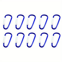 10pcs Heavy Duty Alloy Keychain Clips for Camping Hiking