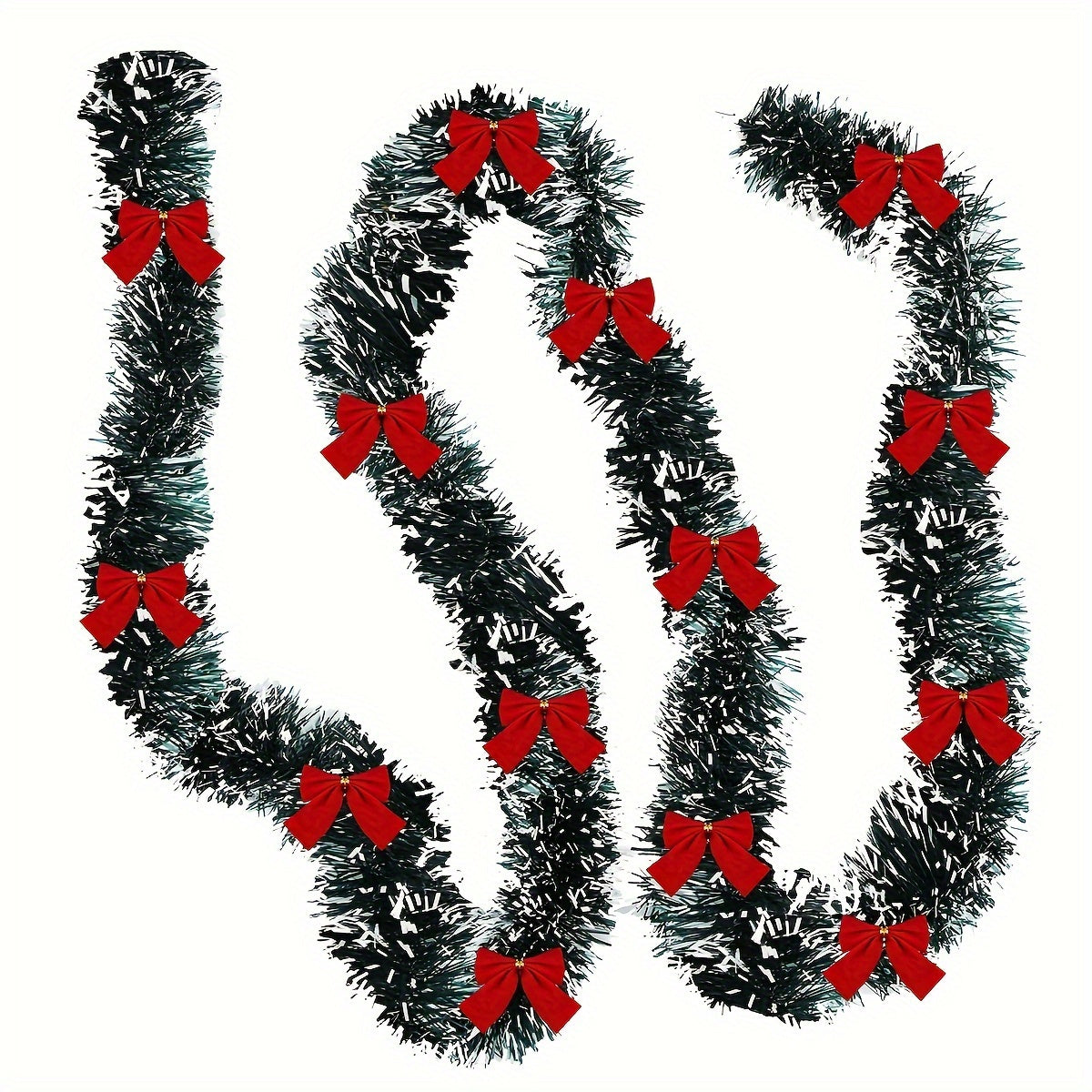 Tinsel Garland Christmas Twist Hanging Decor Indoor Outdoor Ornaments