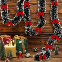 Tinsel Garland Christmas Twist Hanging Decor Indoor Outdoor Ornaments
