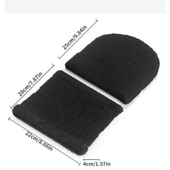 Knitted Hat Neck Gaiter Set for Outdoor Sports Cycling