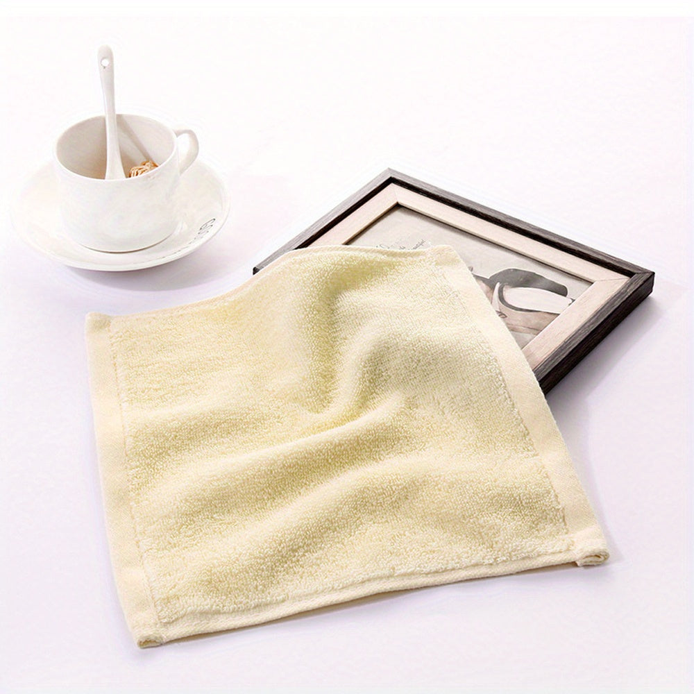 1pc Cotton Washcloth Face Cleansing Towel 24x24cm