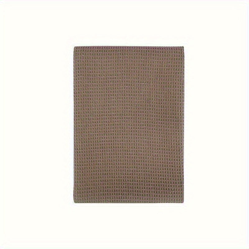 2pcs Waffle Pattern Dish Towels Absorbent Cleaning Cloths