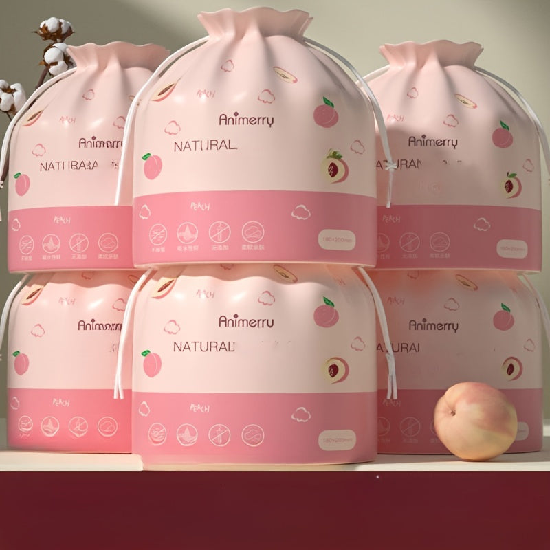 Disposable Face Towels for Makeup Cleaning, Wet and Dry Use