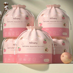 Disposable Face Towels for Makeup Cleaning, Wet and Dry Use