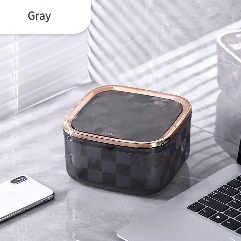 Paper Basket Desktop Trash Can Household Storage Box Cosmetics Mini Trash Can