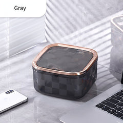 Paper Basket Desktop Trash Can Household Storage Box Cosmetics Mini Trash Can