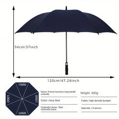 8 Bones Long Handle Golf Umbrella 27 Inch Large Business