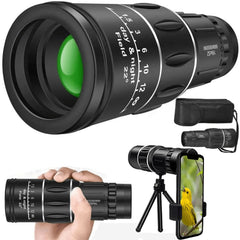 16X52 Monocular Telescope With Smartphone Holder & Tripod