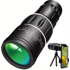 16X52 Monocular Telescope With Smartphone Holder & Tripod
