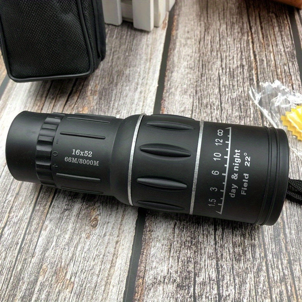 16X52 Monocular Telescope With Smartphone Holder & Tripod