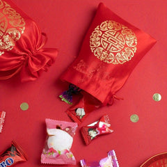 15pcs Festive Velvet Candy Gift Bag for Christmas Birthday Wedding Decor