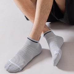3 Pairs Thickened Padded Ankle Socks Anti-slip Quick-drying Sports Socks