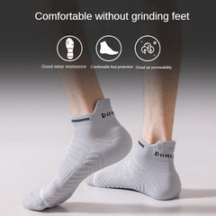 3 Pairs Thickened Padded Ankle Socks Anti-slip Quick-drying Sports Socks