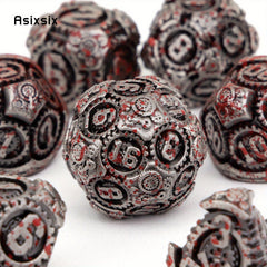 7pcs Metal Polyhedral Dice Set for Role Playing Game