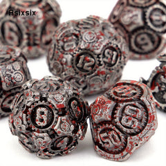 7pcs Metal Polyhedral Dice Set for Role Playing Game