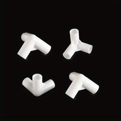 8pcs PP Right Angle Tee Joint 90 Degree Tent Accessories
