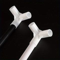 8pcs PP Right Angle Tee Joint 90 Degree Tent Accessories