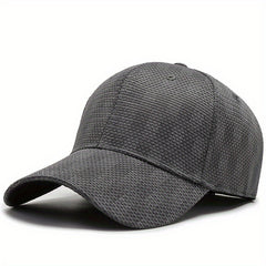 Plaid Baseball Cap Outdoor Sun Hat Men Women