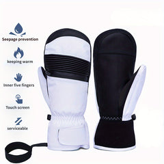 Winter Sports Gloves for Skiing & Cycling Waterproof & Windproof Coldproof