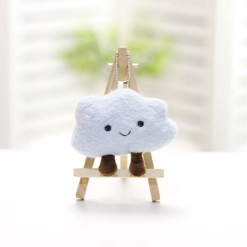 Cloud Hanging Plush Toy Creative Girl Bag Hanging Decoration Ins Mini Cloud Doll