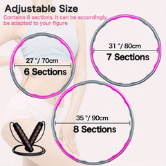 Detachable Soft Fitness Hula Hoop for Weight Loss