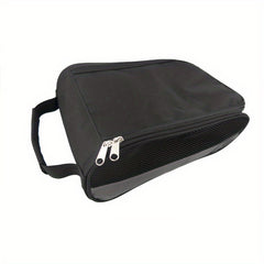 2pcs Outdoor Travel Shoe Storage Bag Oxford Cloth Breathable And Dustproof