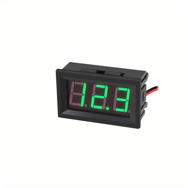 1pc 1 2 wire DC4 5v 30V LED Panel Digital Display Voltmeter Voltmeter