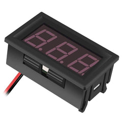 1pc 1 2 wire DC4 5v 30V LED Panel Digital Display Voltmeter Voltmeter