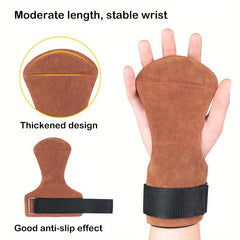 Leather Palm Guard Non slip Weightlifting Fitness Hand Guard